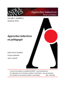 Cover of Approches inductives en pédagogie, Volume 3, Number 2, Fall 2016, pp. 1-196, Approches inductives