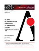 Cover of La place de la mobilisation des résultats de la recherche dans les approches inductives, Volume 5, Number 1, Winter 2018, pp. 1-310, Approches inductives