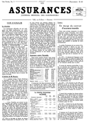 Cover of Volume 1, Number 7, 1933, pp. 1-4, Assurances