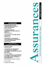 Cover of Volume 65, Number 2, 1997, pp. 157-268, Assurances