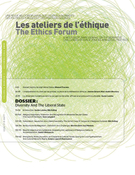 Cover of Volume 6, Number 2, Fall 2011, pp. 1-192, Les ateliers de l'éthique / The Ethics Forum