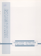 Cover of Volume 2, Number 3, Winter 1994, pp. 3-56, Bulletin d'histoire politique