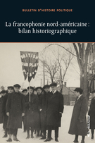 Cover of La francophonie nord-américaine : bilan historiographique, Volume 24, Number 2, Winter 2016, pp. 7-247, Bulletin d'histoire politique