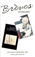 Cover of Number 58, Spring 2001, pp. 9-127, Brèves littéraires
