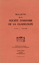 Cover of Number 9-10, 1968, pp. 7-157, Bulletin de la Société d'Histoire de la Guadeloupe
