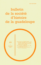 Cover of Number 123, 1er trimestre 2000, pp. 3-74, Bulletin de la Société d'Histoire de la Guadeloupe