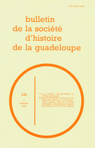 Cover of Number 126, 4e trimestre 2000, pp. 3-80, Bulletin de la Société d'Histoire de la Guadeloupe