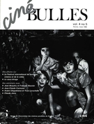 Cover of Volume 4, Number 5, February–March 1985, pp. 1-28, Ciné-Bulles