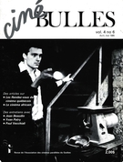 Cover of Volume 4, Number 6, April–May 1985, pp. 1-32, Ciné-Bulles
