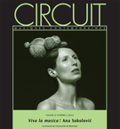 Cover of <em>Viva la musica !</em> Ana Sokolović, Volume 22, Number 3, 2012, pp. 5-99, Circuit