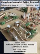 Cover for issue 'Action Research for Eco-Justice and Climate Action (Part 2)' of the journal 'The Canadian Journal of Action Research'