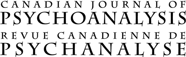 Logo for Canadian Journal of Psychoanalysis / Revue canadienne de psychanalyse