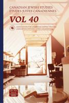 Cover for issue 'Volume 40, Spring 2025' of the journal 'Canadian Jewish Studies / Études juives canadiennes'