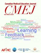 Cover for issue 'Volume 16, Number 5, 2025' of the journal 'Canadian Medical Education Journal / Revue canadienne de l'éducation médicale'