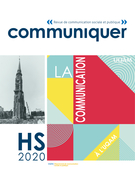 Cover of La communication à l'UQAM : « 50 ans d'audace », Special Issue, 2020, Communiquer