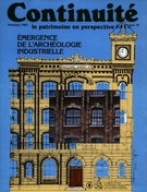 Cover of Le patrimoine industriel, Number 19, Spring 1983, pp. 4-45, Continuité