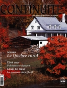 Cover of Territoire et identité, Number 78, Fall 1998, pp. 3-62, Continuité