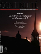 Cover of Le patrimoine religieux, Number 79, Winter 1998–1999, pp. 3-66, Continuité