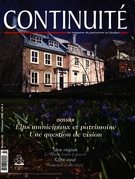 Cover of Élus municipaux et patrimoine, Number 84, Spring 2000, pp. 3-62, Continuité