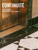 Cover for issue 'Patrimoine moderne. Célébrer l’art déco' of the journal 'Continuité'