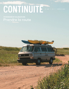 Cover for issue 'Patrimoine et villégiature. Prendre la route' of the journal 'Continuité'