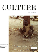 Cover of Volume 3, Number 1, 1983, pp. 3-148, Culture
