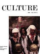Cover of Volume 4, Number 1, 1984, pp. 3-95, Culture