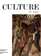 Cover of Volume 7, Number 2, 1987, pp. 3-79, Culture