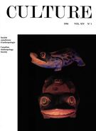 Cover of Volume 14, Number 1, 1994, pp. 5-109, Culture