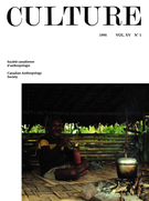 Cover of Volume 15, Number 1, 1995, pp. 5-113, Culture