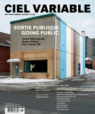 Cover of Sortie publique, Number 108, Winter 2018, pp. 5-106, Ciel variable