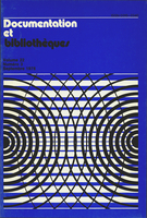 Cover of Volume 22, Number 3, September 1976, pp. 107-153, Documentation et bibliothèques
