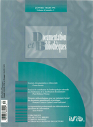 Cover of Volume 42, Number 1, January–March 1996, pp. 3-46, Documentation et bibliothèques