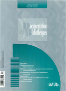 Cover of Volume 48, Number 2, April–June 2002, pp. 35-64, Documentation et bibliothèques