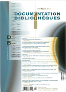 Cover of Volume 58, Number 2, April–June 2012, pp. 51-96, Documentation et bibliothèques