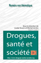 Cover of Volume 10, Number 2, December 2011, pp. 7-264, Drogues, santé et société