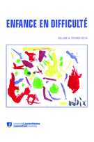 Cover of Volume 4, 2015–2016, pp. 5-102, Enfance en difficulté