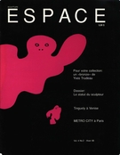 Cover of Volume 4, Number 2, Winter 1988, pp. 4-38, Espace Sculpture