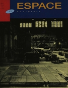 Cover of L’artiste et la ville, Number 22, Winter 1993, pp. 5-55, Espace Sculpture