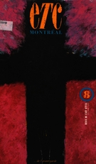 Cover of … de l’avant-garde, Number 8, Summer 1989, pp. 3-74, ETC