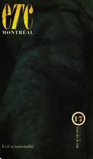Cover of Exil et nationalité, Number 17, Winter 1992, pp. 5-74, ETC