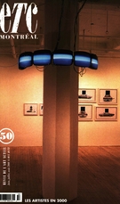 Cover of Les artistes en 2000, Number 50, June–July–August 2000, pp. 4-79, ETC