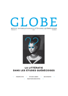 Cover of La littératie dans les études québécoises, Volume 16, Number 1, 2013, pp. 13-221, Globe