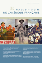 Cover of Le passé des autres : lectures, emprunts et appropriations en contexte québécois, Volume 71, Number 3-4, Winter–Spring 2018, pp. 5-225, Revue d’histoire de l’Amérique française