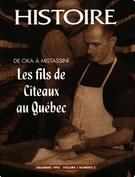 Cover of De Oka à Mistassini : les fils de Cîteaux du Québec, Volume 1, Number 2, December 1995, pp. 3-39, Histoire Québec