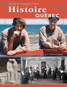Cover of Volume 20, Number 3, 2015, pp. 4-53, Histoire Québec
