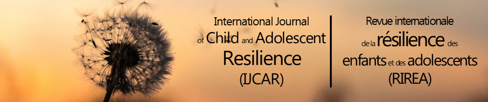 Logo for International Journal of Child and Adolescent Resilience / Revue internationale de la résilience des enfants et des adolescents