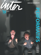 Cover of Performatifs, Number 115, Fall 2013, pp. 1-80, Inter