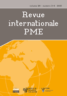 Cover of La croissance des entreprises, Volume 28, Number 3-4, 2015, pp. 7-324, Revue internationale P.M.E.