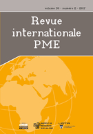 Cover of Volume 30, Number 2, 2017, pp. 7-190, Revue internationale P.M.E.